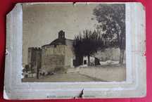 Elvas Castelo Lado Ocidental, fotografia antiga