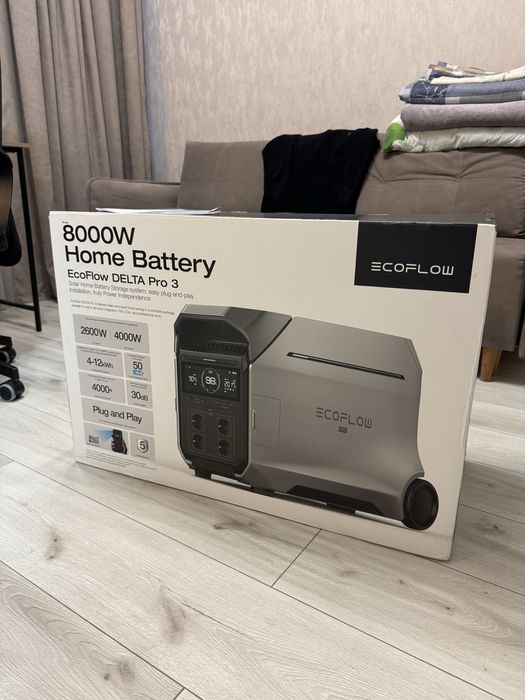 EcoFlow DELTA Pro 3 | 4kW |  з Німеччини Розетки EU Оригінал