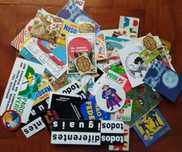 Autocolantes antigos vintage