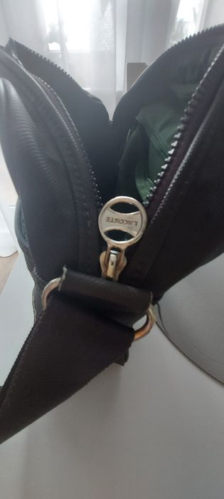 Torebka/listonoszka brązowa Lacoste