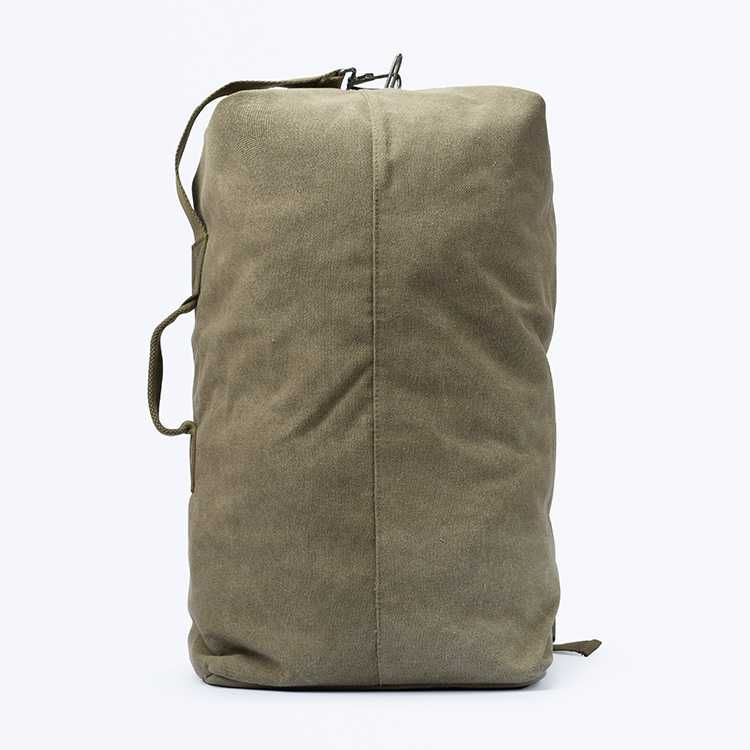Сумка-рюкзак брезентова зелена