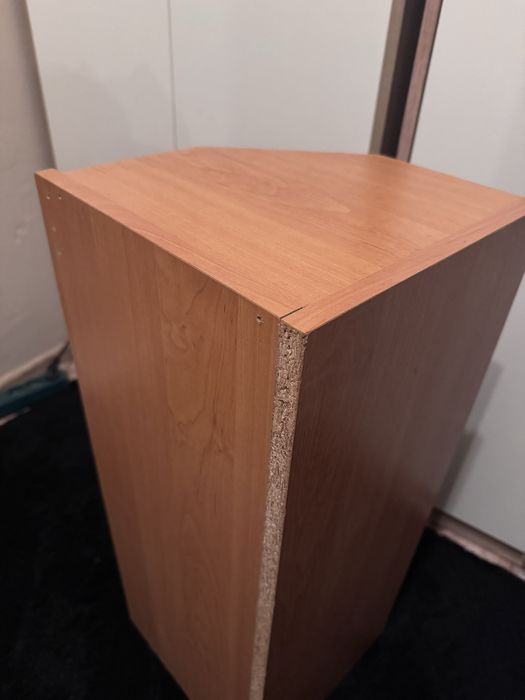 Szafka półka narożna drewniana 72