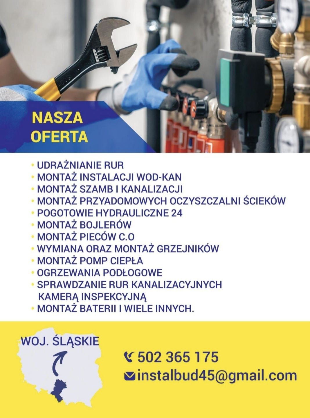 Przyłącza kanalizacyjne Odwodnienia Ocieplenie Fundamentów Hydraulik24
