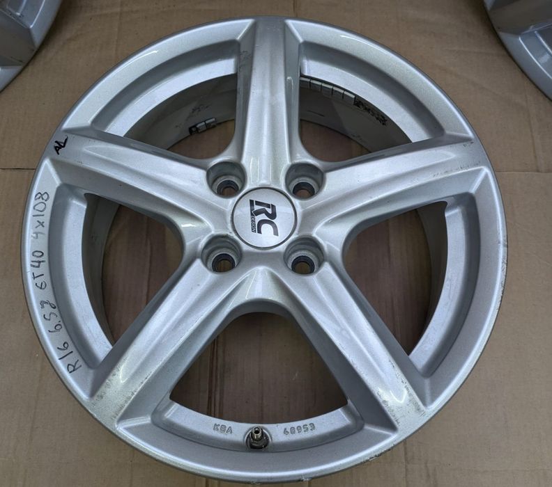 Alufelgi Felgi Aluminiowe R16 4x108 et40 Peugeot Citroen Ford