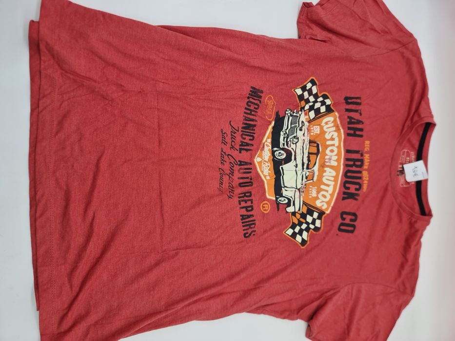 T-shirt vermelha homem XL