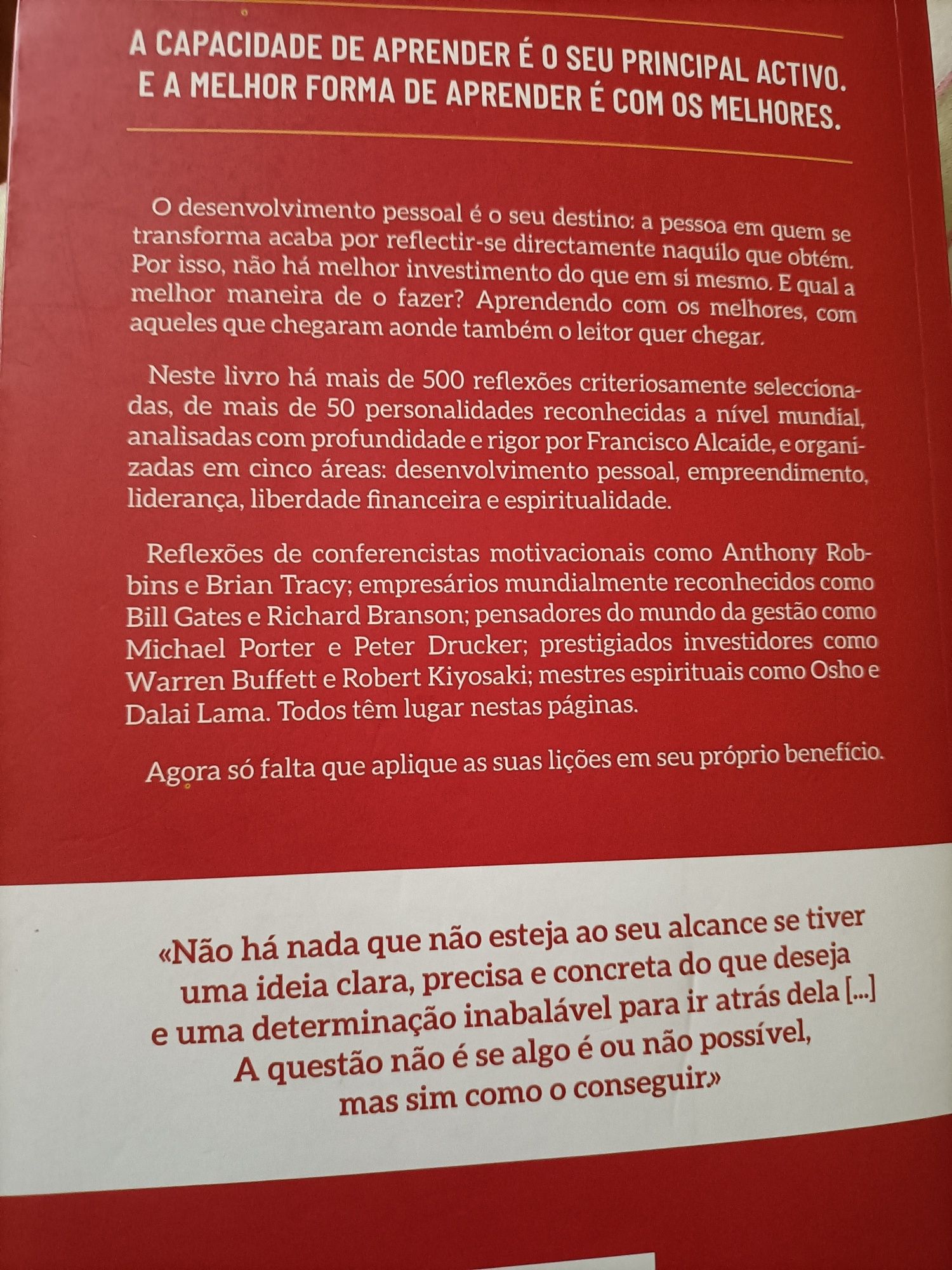 Livro de desenvolvimento pessoal