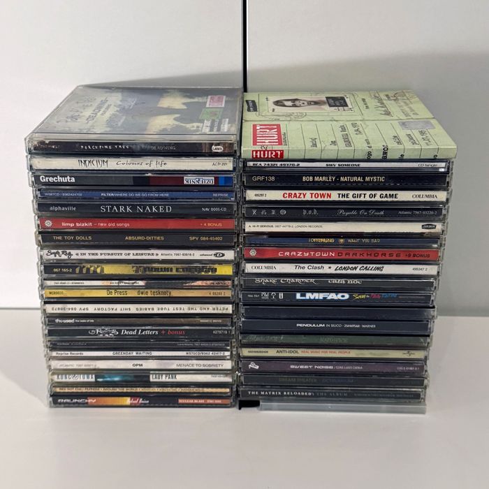 Kolekcja Płyt CD • MIX 39 szt. • Lady Pank • The Calsh • Pearl Jam