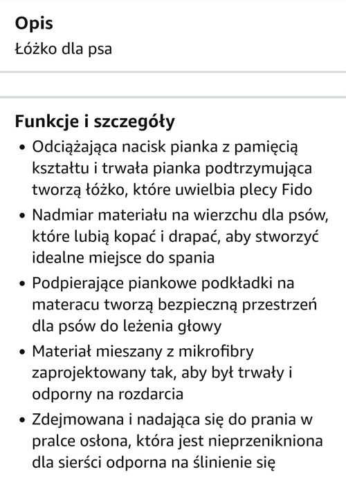 Legowisko posłanie łóżko dla psa Casper Premium