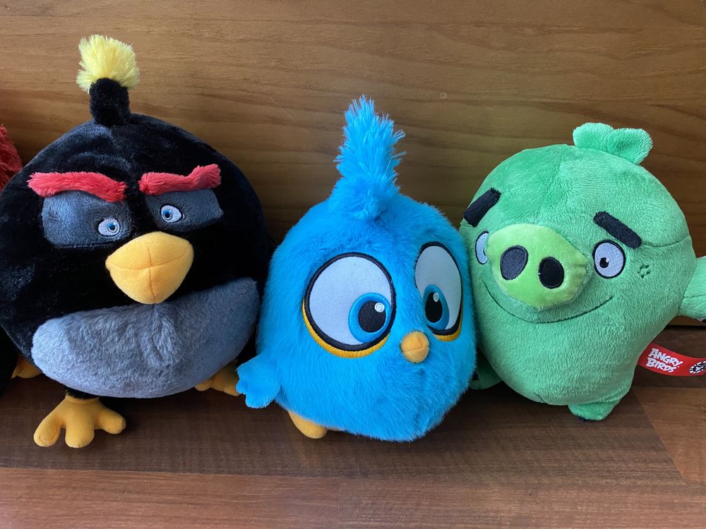 Angry Birds 2 - Coleção 6 peluches