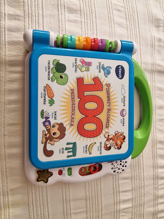 Pierwszy słownik przedszkolaka VTech Książka edukacyjna j. angielski