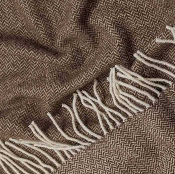 Плед із 100 монгольскої вовни, полуторний