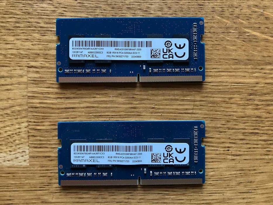 Пам'ять Ramaxel 8GB SO-DIMM DDR4 3200 MHz (RMSA3310MF96HAF-3200)