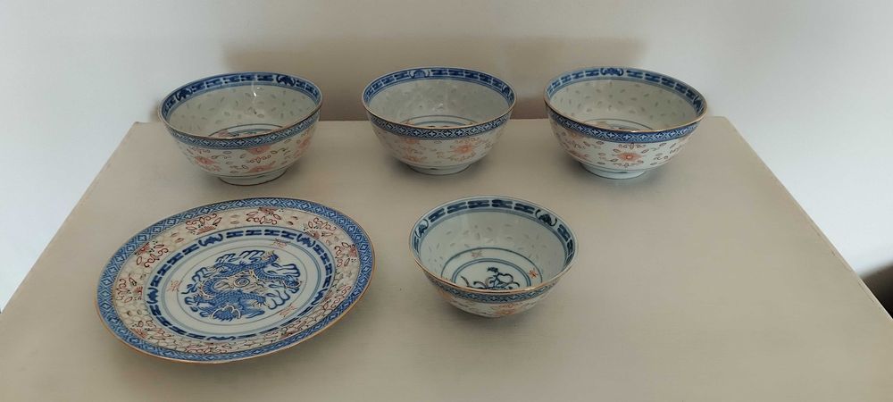 Loiça chinesa antiga barata peças variadas