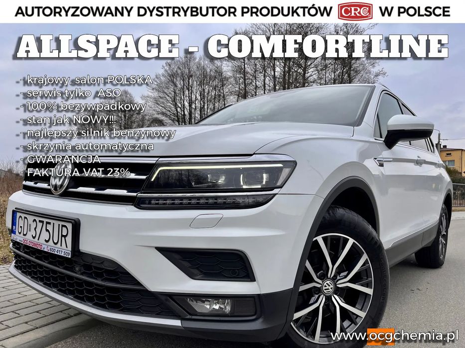 Volkswagen Tiguan Allspace Allspace FULL, KRAJOWY, serwis tylko ASO PL, FAKTURA VAT 23%