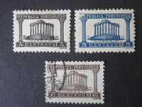 Selos Portugal 1935/1936-Templo Diana novos/usados série completa