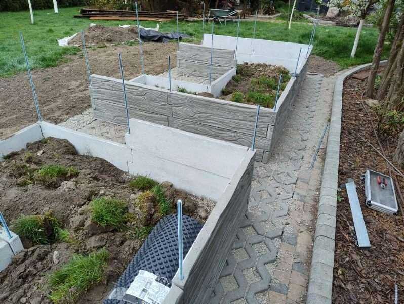 Warzywniak ogrodek kompostownik betonowy płyty