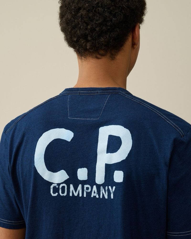 Футболка C.P. Company Indigo Jersey T-Shirt Оригінал