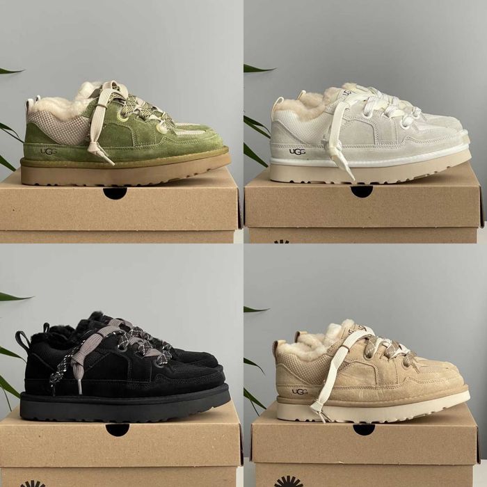 Жіночі кросівки UGG Lo Lowmel Sneaker Muted Brass FUR 36-41 Топ