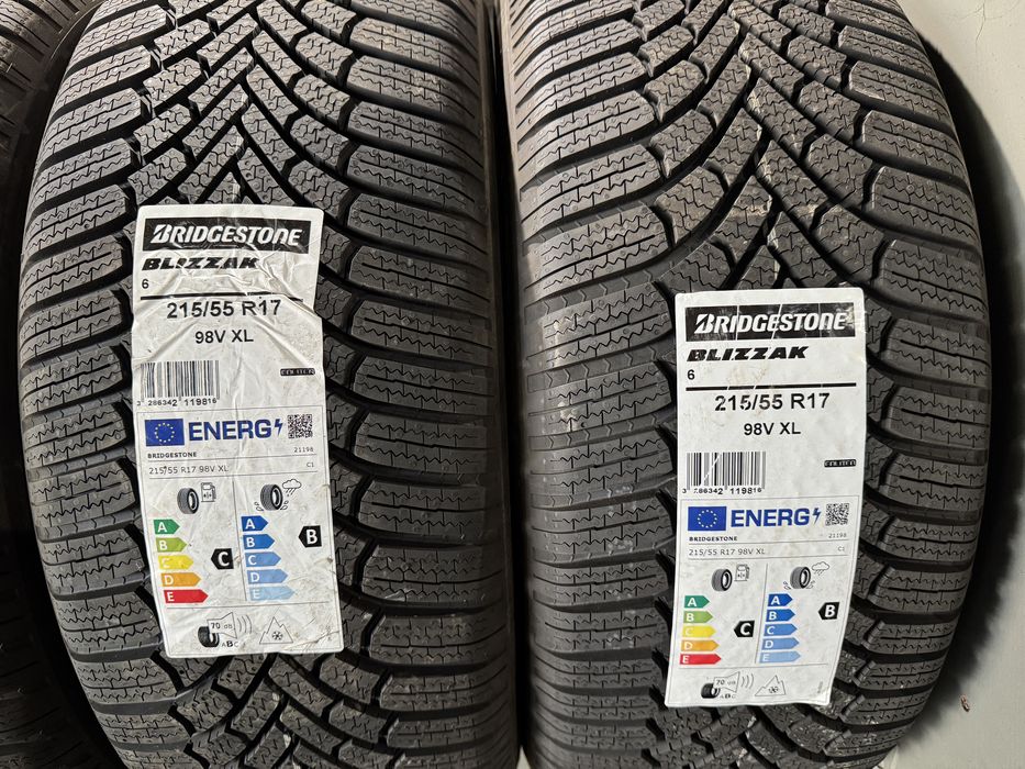 4x 215/55r17 Bridgestone Blizzak 6 , NOWE !