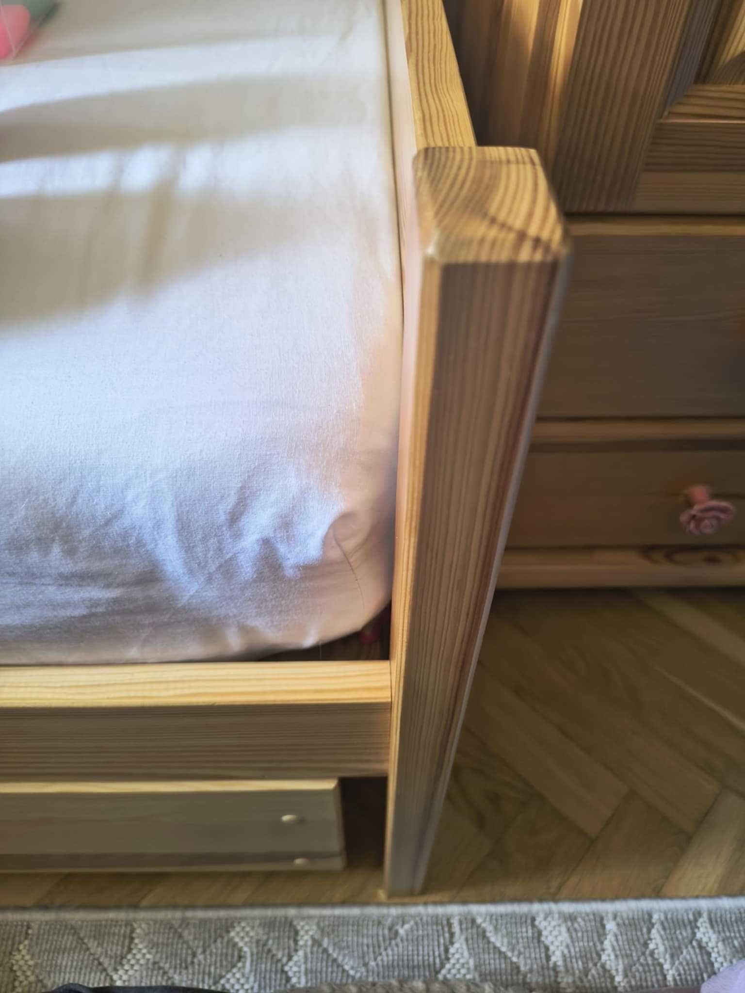 łóżko sosnowe dziecięce