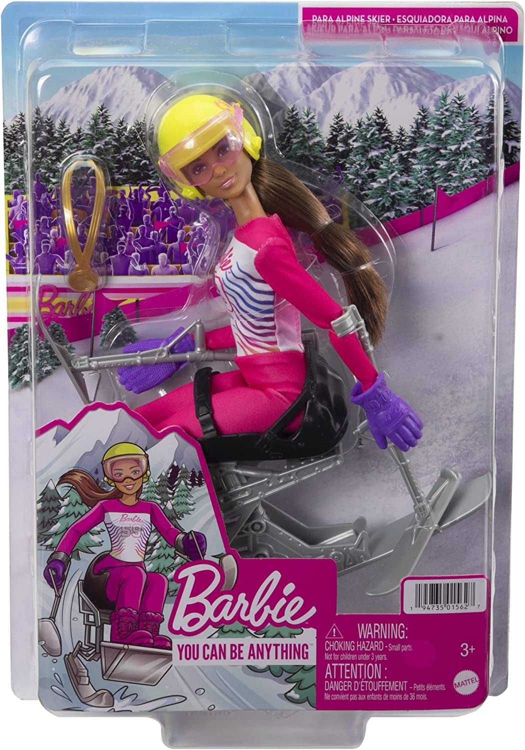 Кукла Барби Горнолыжник  Barbie Winter Sports Alpine Skier (HCN33)