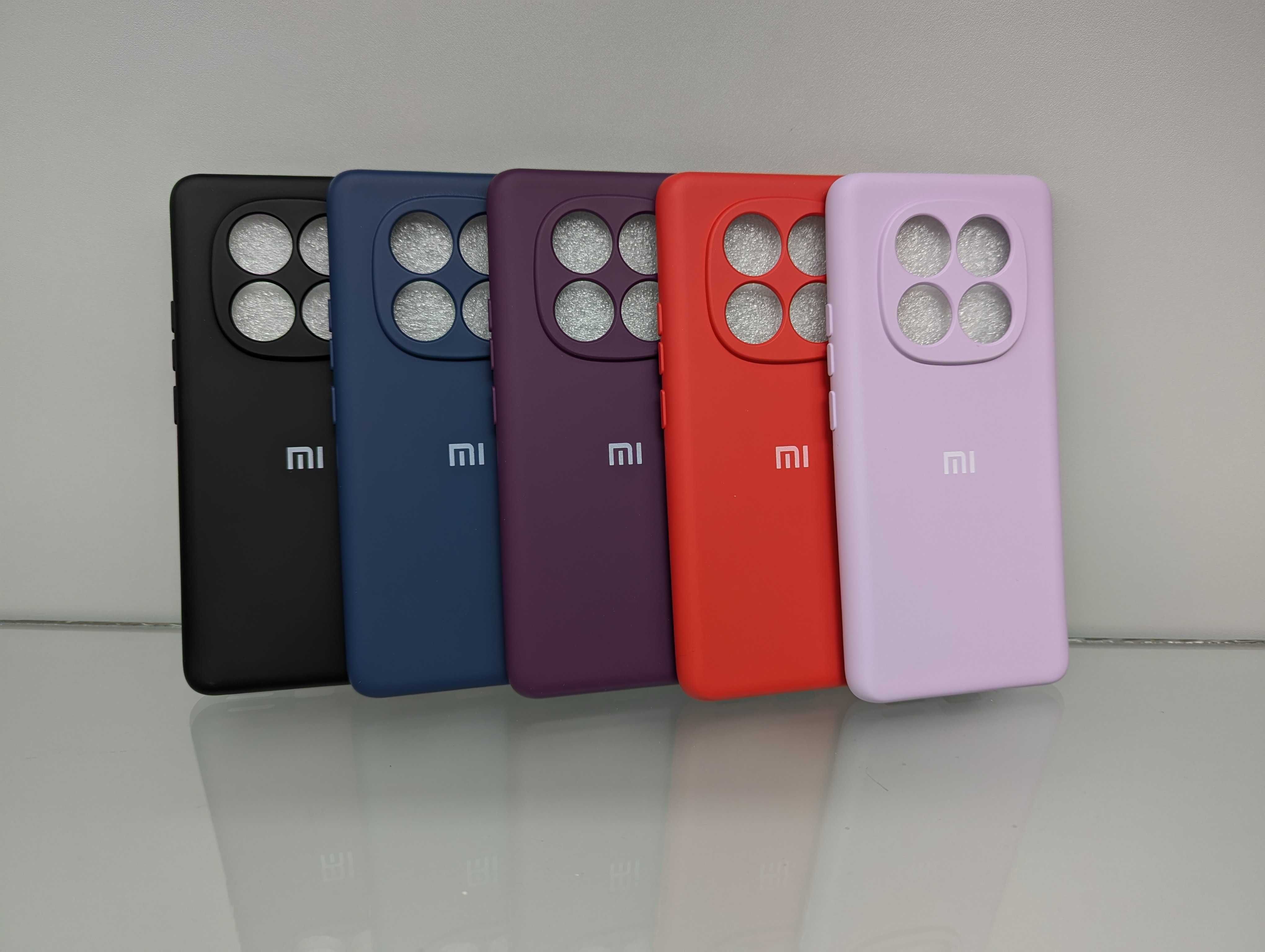 Redmi Note 14 Pro 5G Противоударный чехол софт тач с лого все модели