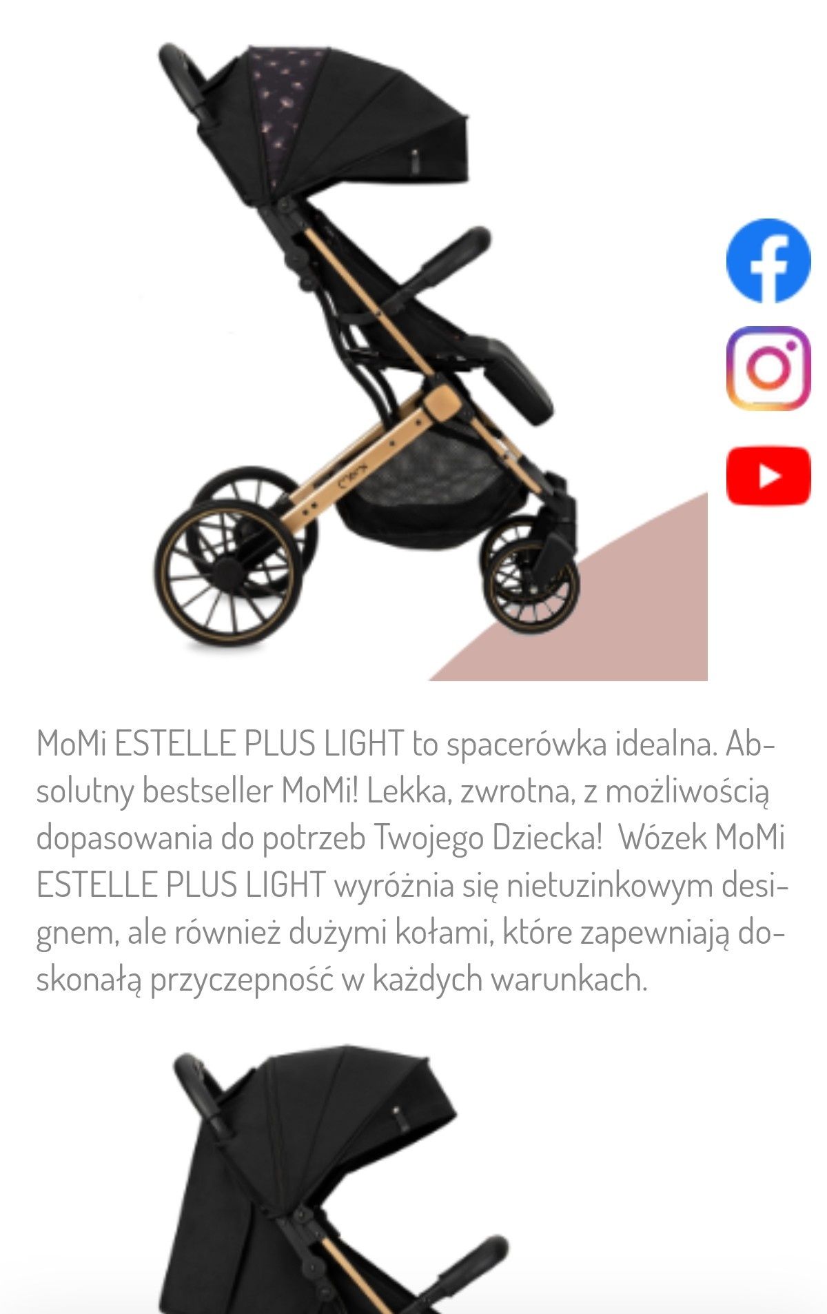 Wózek spacerowy Momi