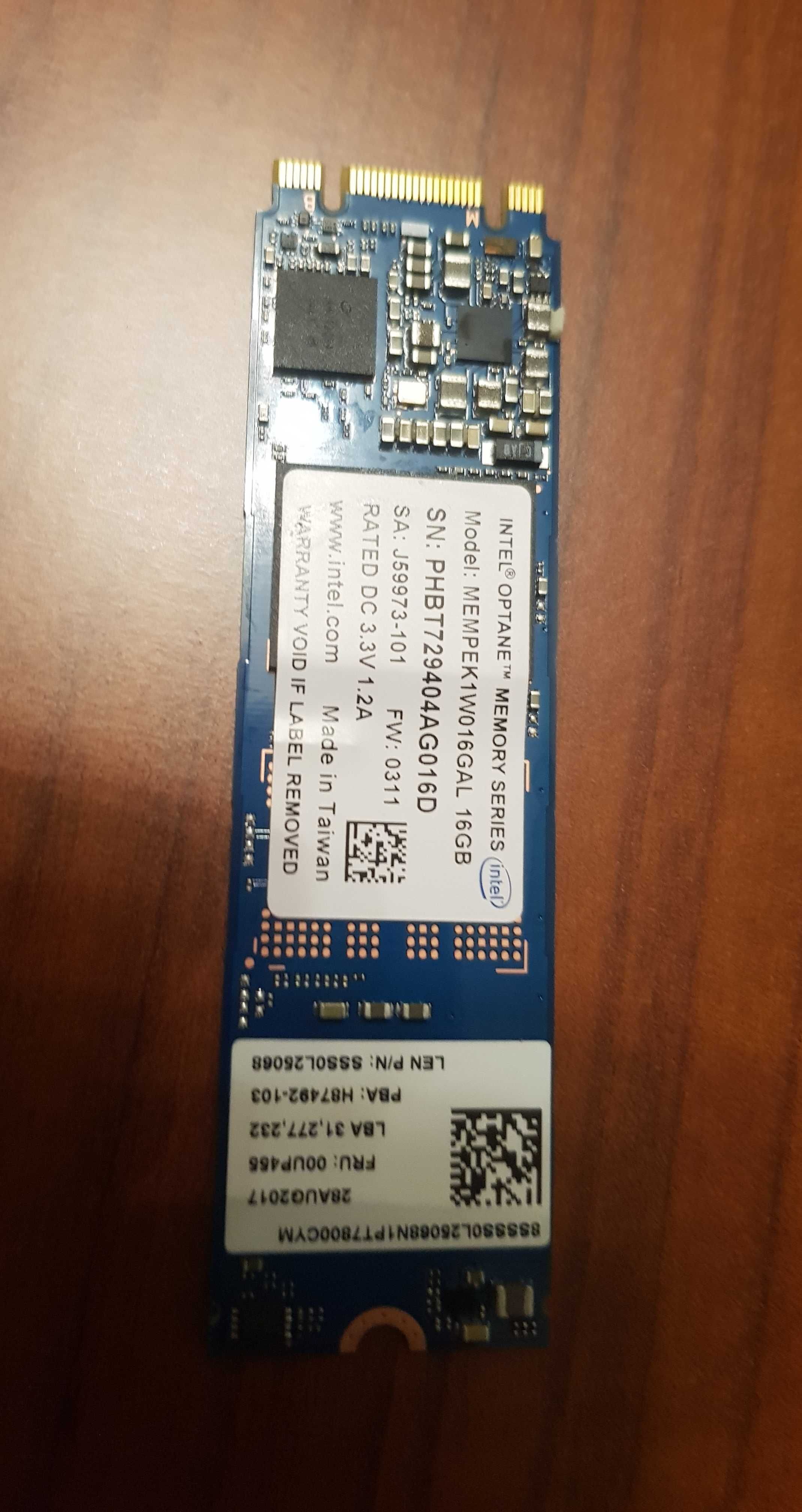 Intel Optane Memory M10 | 16GB | M.2 2280 | PCIe 3.0x2 | NVMe | SSD