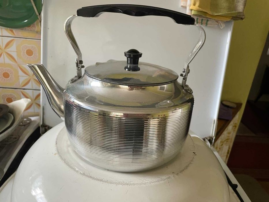 czajnik aluminiowy retro PRL nowy
