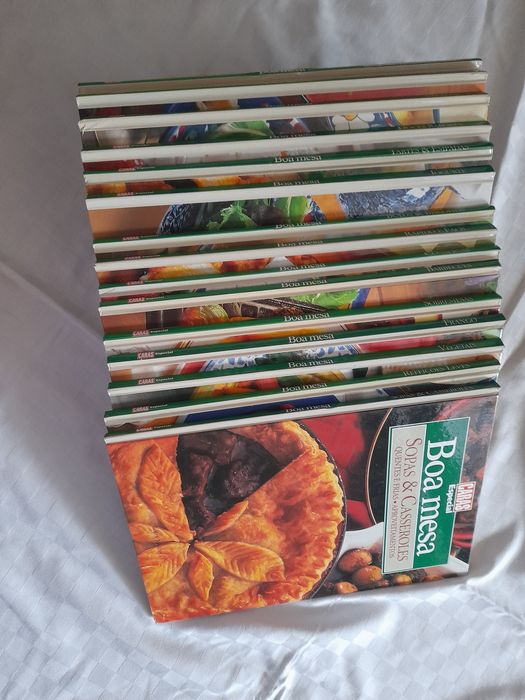 Coleção de livros de culinária