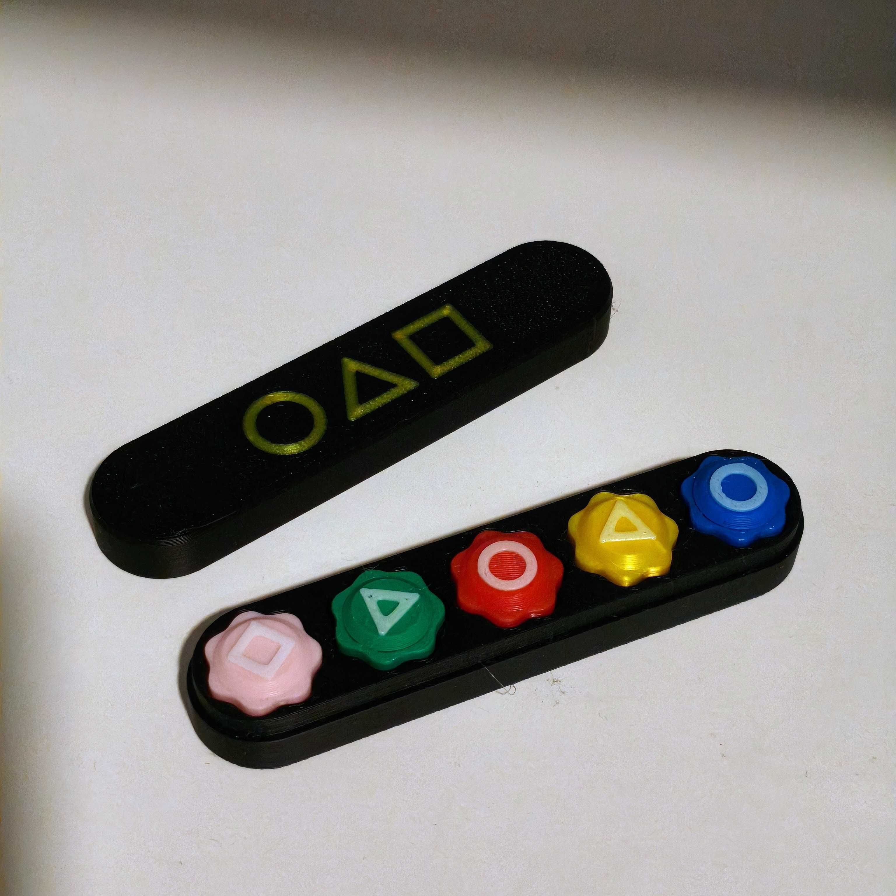 Jogo de dados da serie squid game 2 Gonggi com bolas de chumbo