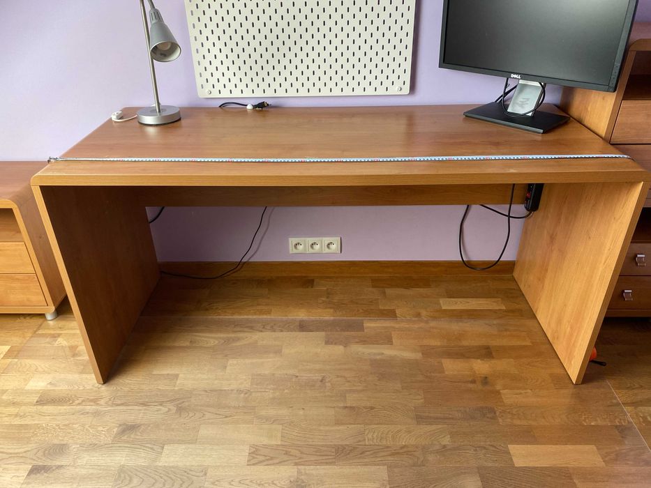 Biurko Elippe BRW w kolorze drewna