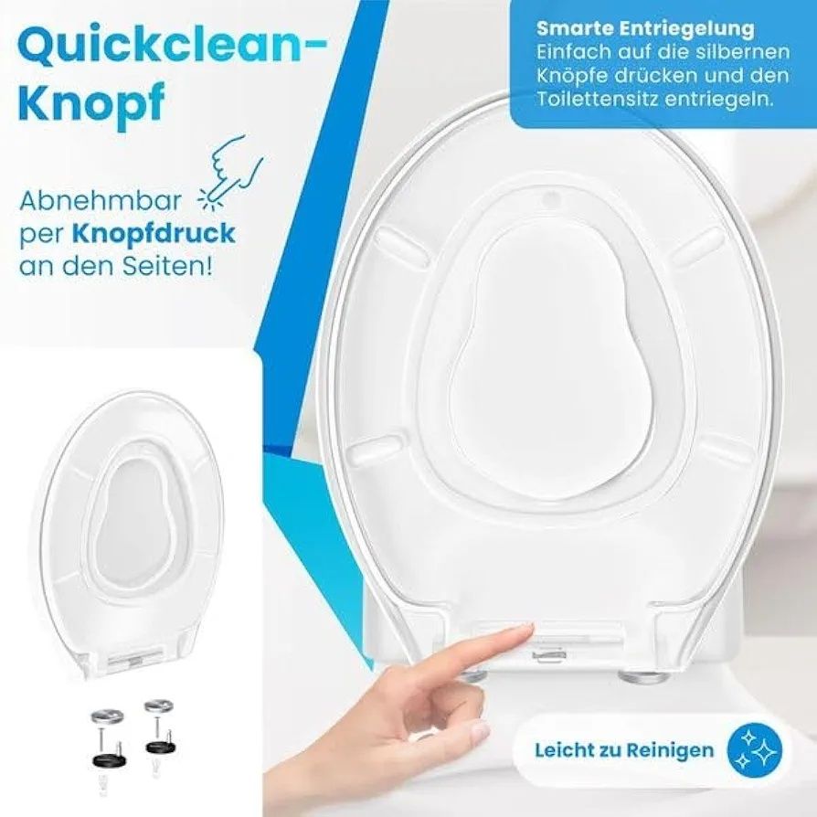 KESSER® Deska sedesowa wolnoopadająca, funkcja Quick-Release i Softclo