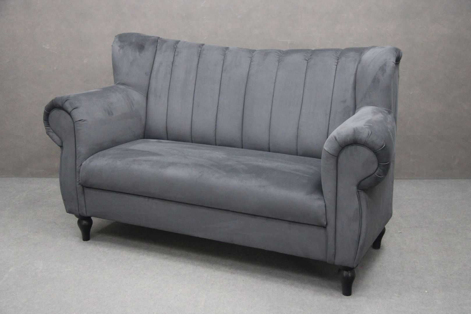Sofa kanapa BAROCK grafitowa nowa wypoczynek 170 cm BGM24.pl B 3497