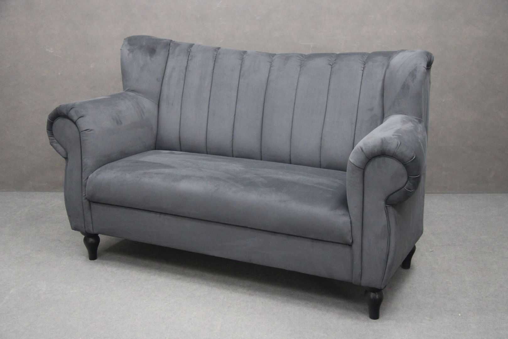 Sofa kanapa BAROCK grafitowa nowa wypoczynek 170 cm BGM24.pl B 5338