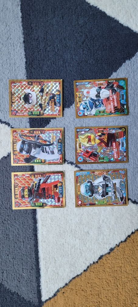 Karty lego ninjago seria 4,5,7