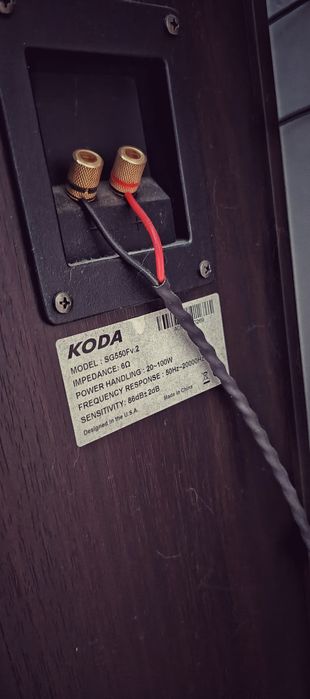 Wzmacniacz Aiyima 300W plus kolumny Koda