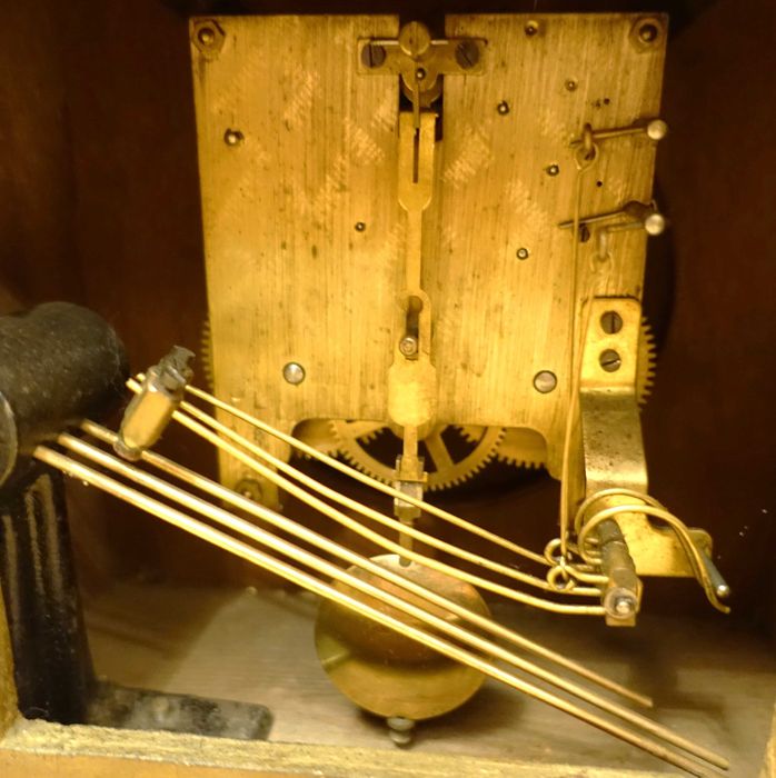 Stary, niespotykany ,zegar kominkowy-gabinetowy H.A.U