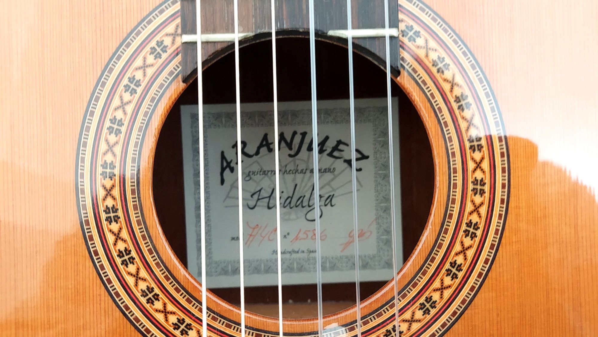 Hidalga Hiszpanska gitara z pokrowcem