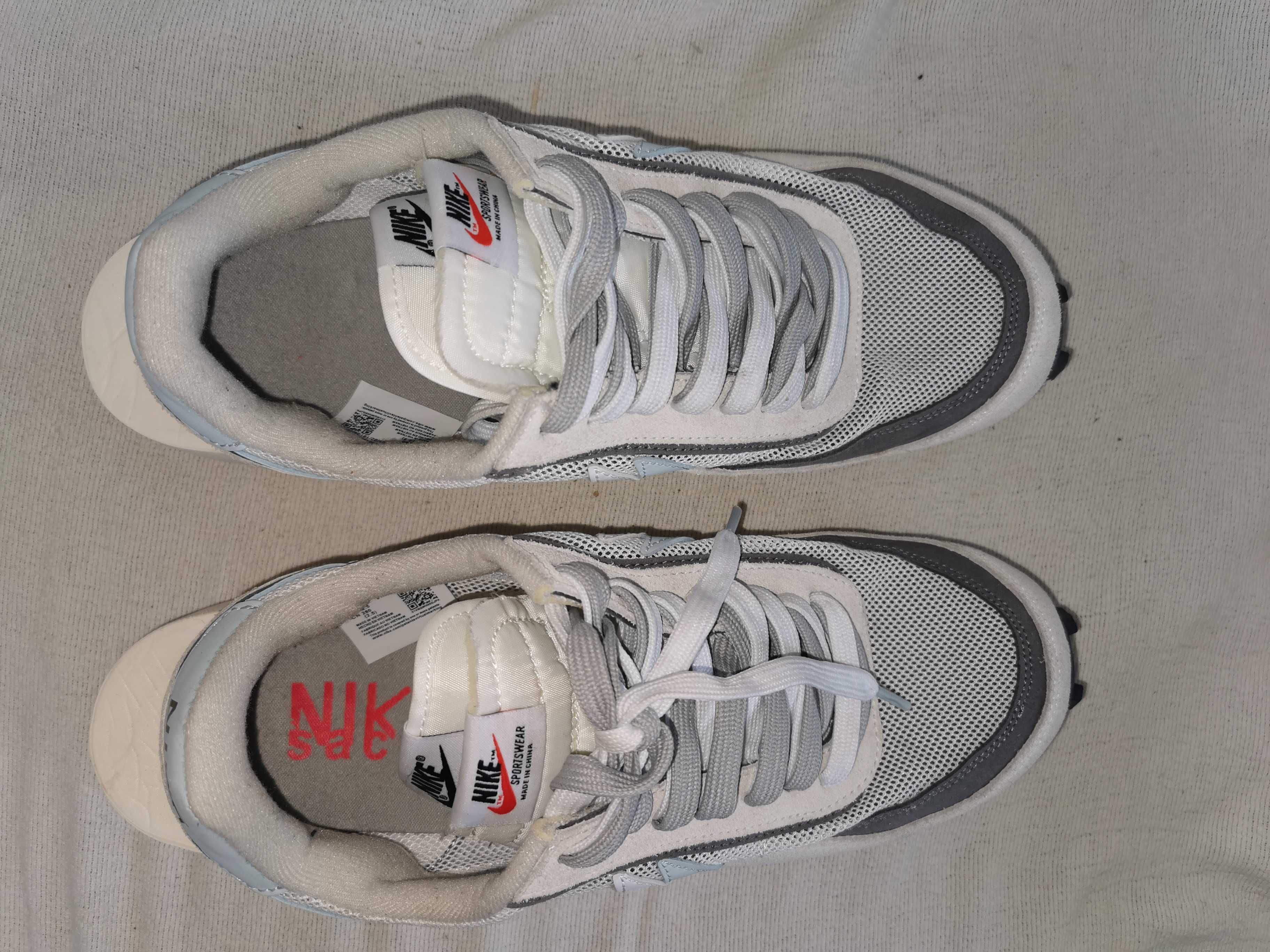 NIKE LD WAFFLE SACAI Summit White Grey Rare 44