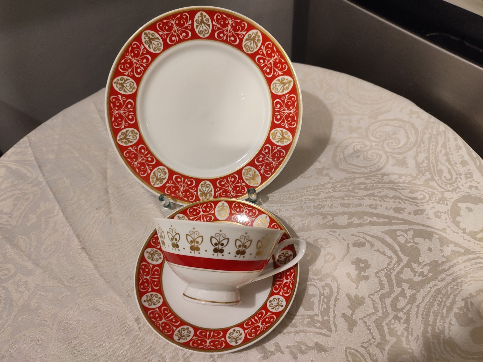 Śliczne trio porcelana Lettin