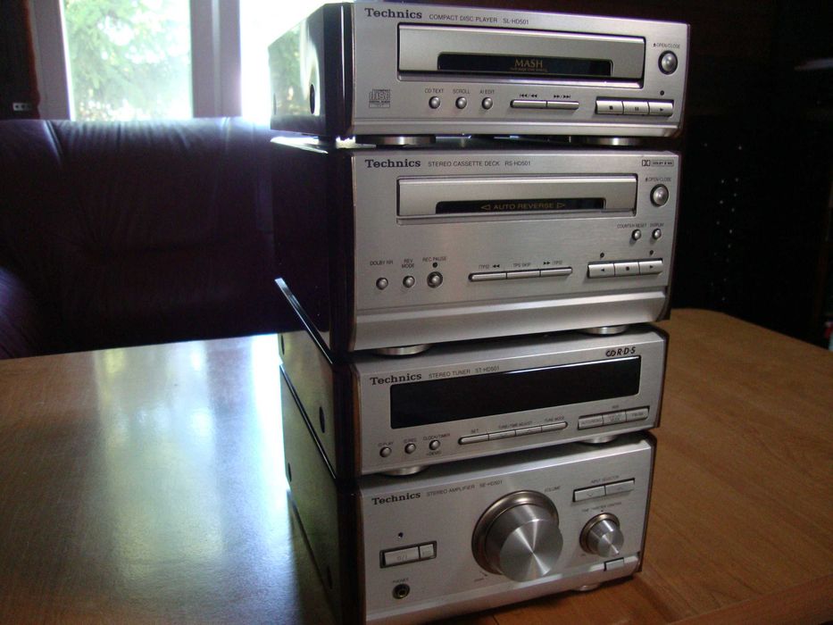 Piękna &Sprawna Mini-Wieża Technics HD-501 //  Kolumny?