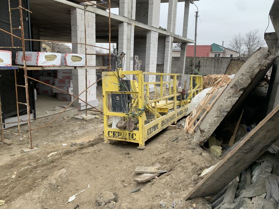 Фасадна люлька, платформа