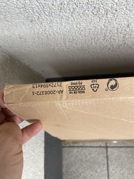 Nowa Blenda do mebli kuchennych Ikea kremowa Forbattra 240x62 cm