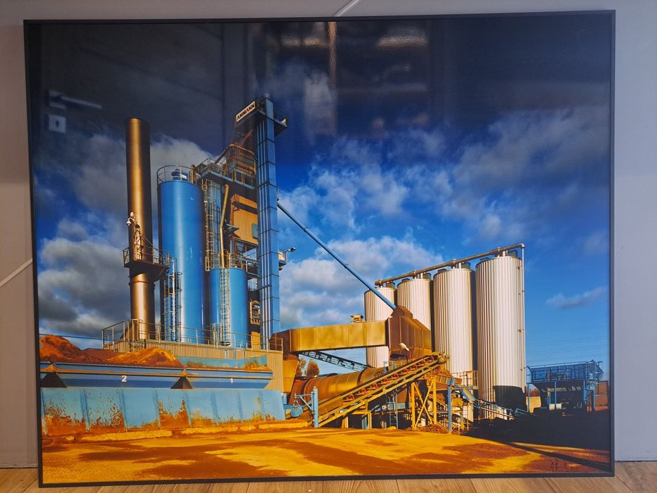 Obraz, zdjęcie, widok, foto- rama na obraz, motyw industrial, przemysł