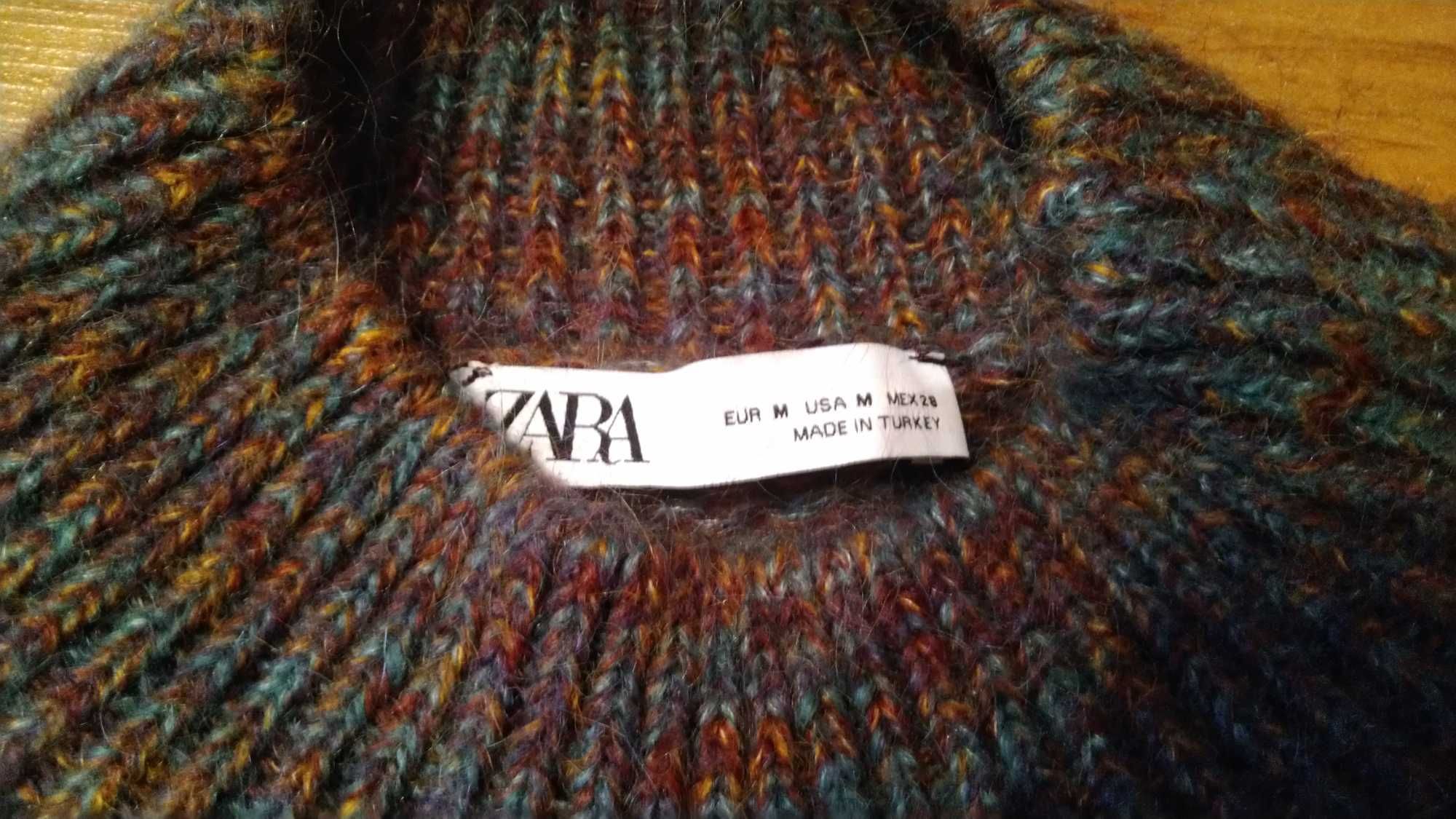 NOWY sweter Zara roz.36/38