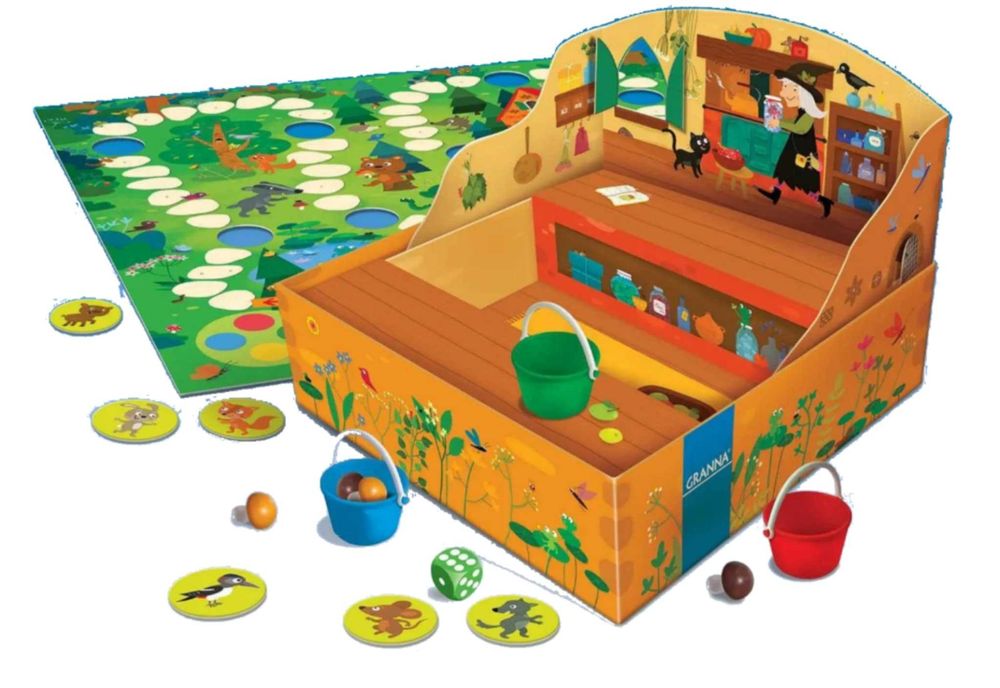 Grzybobranie w Zaczarowanym Lesie - Gra Planszowa Granna