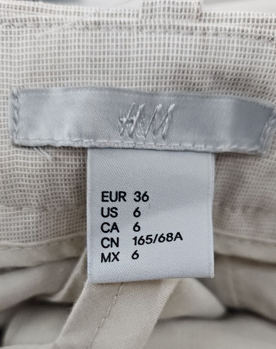 HM spodnie letnie Eleganckie 36