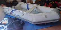 Ponton 4 os z twardym dnem seabo Silver marine NOWY Kolibri wedkarski