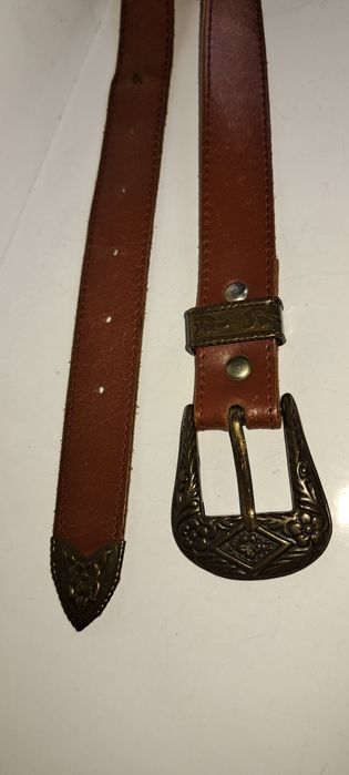 Stary pasek kowbojski skóra